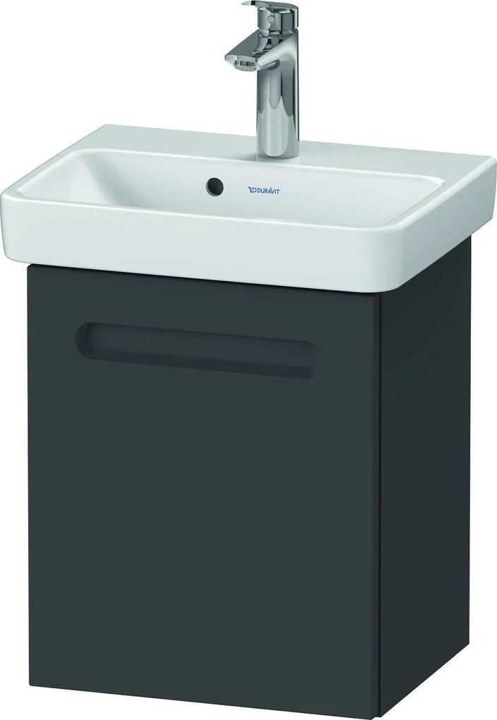 Duravit No. 1 skrinka 39x34.6x47.8 cm závesné pod umývadlo grafitová N14266L49490000