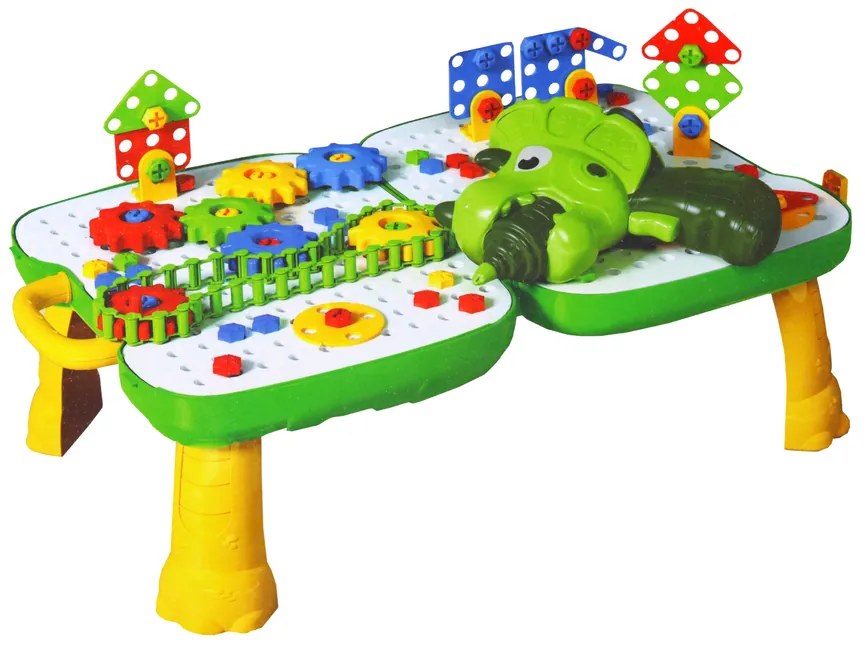 LEAN TOYS Stolný kufor Dinosaurus - 249 kusov