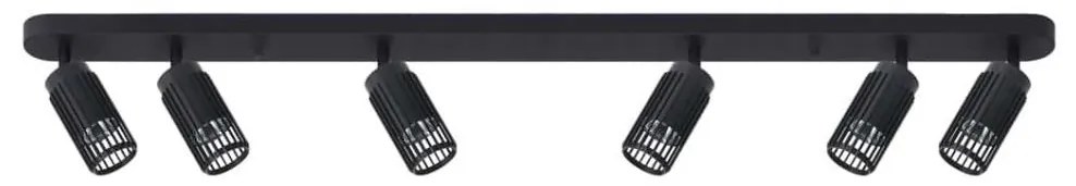 Bodové svietidlo VERTICAL 6xGU10/8W/230V čierna