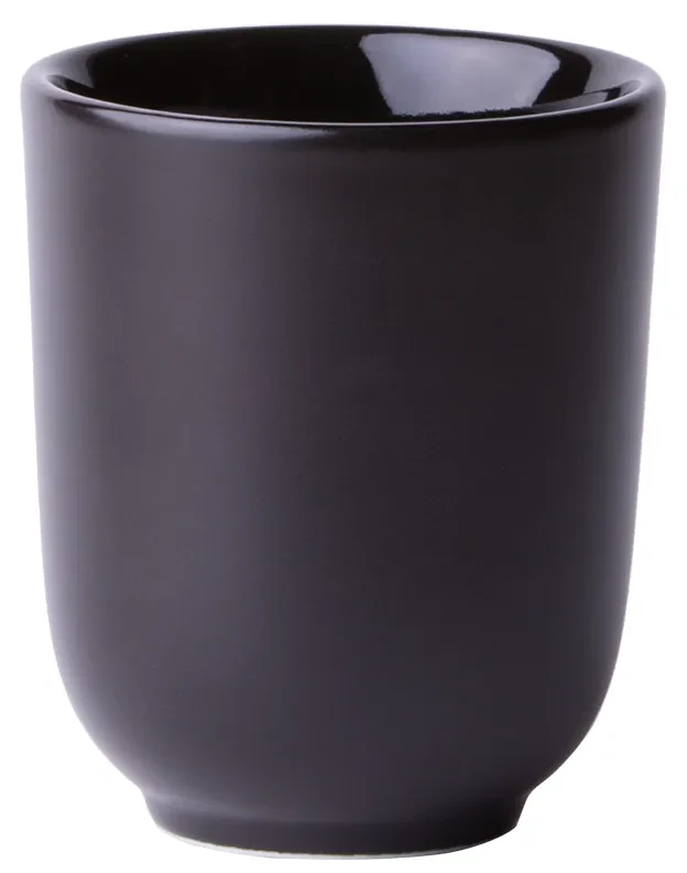 Šálka bez uška čierna 220 ml - Flow - 453121