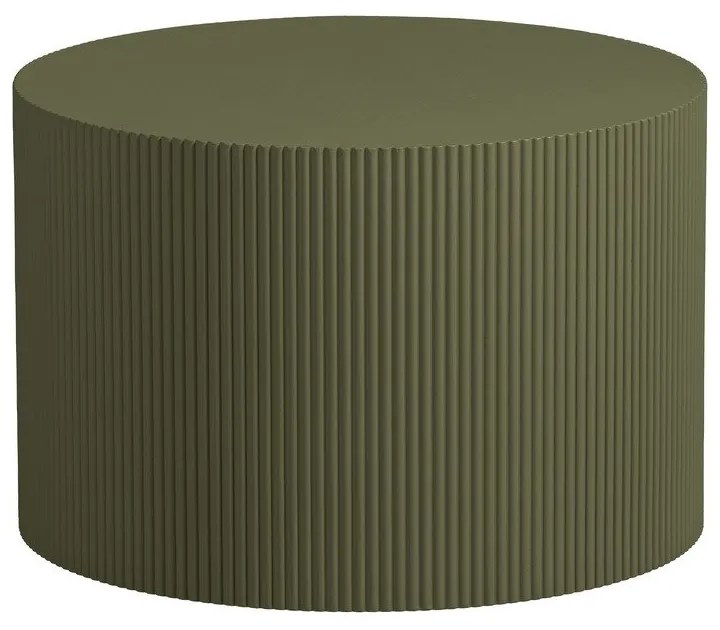 Khaki okrúhly konferenčný stolík ø 60 cm Sanne – WOOOD
