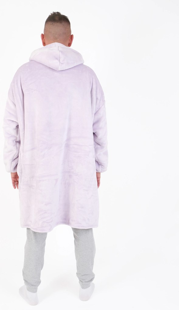 Baránková mikina mikroplyš – Laura lila veľkosť L