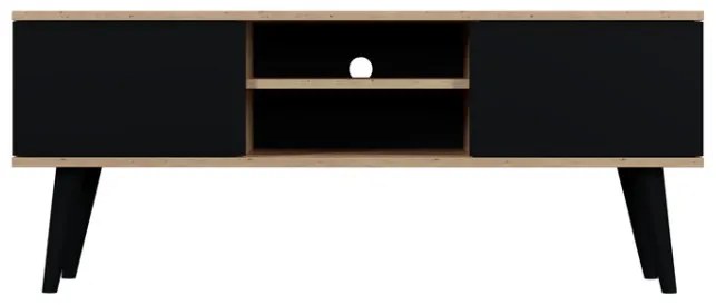 TV stolík TORONTO 120 cm dub artisan/čierny