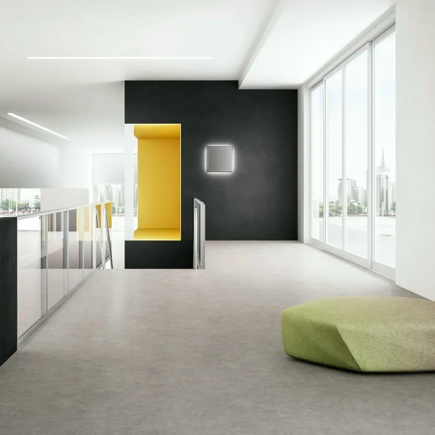 Beaulieu International Group, PVC podlaha - lino Master X Premium 3825, na mieru, šíře 2m,4m, šedá, pvc, chodba / predsieň