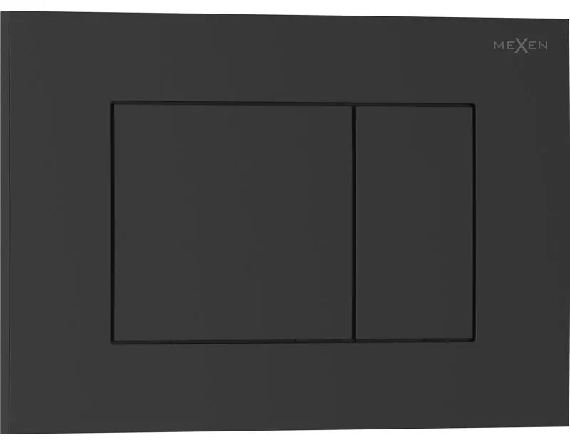 Mexen Tex 02, tlačidlo na splachovanie, čierna matná, 6102-02