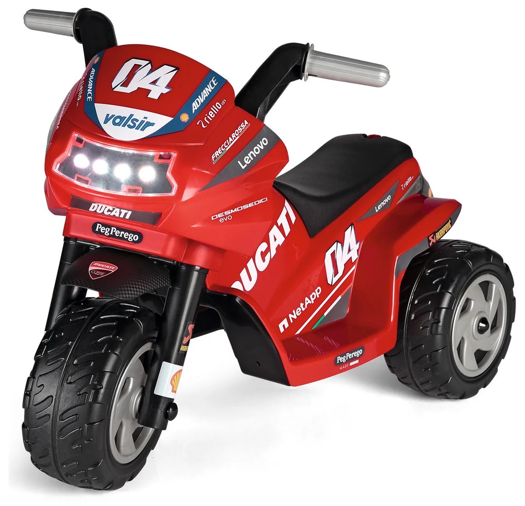 PEG PEREGO MOTORKA MINI DUCATI EVO - ČERVENÁ - 2021 - 6V - 25 W - 4,5Ah