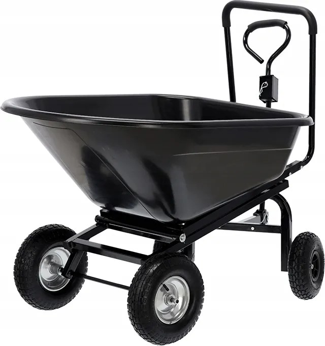 CH Čierny záhradný vyklápací vozík Westy - 160 l