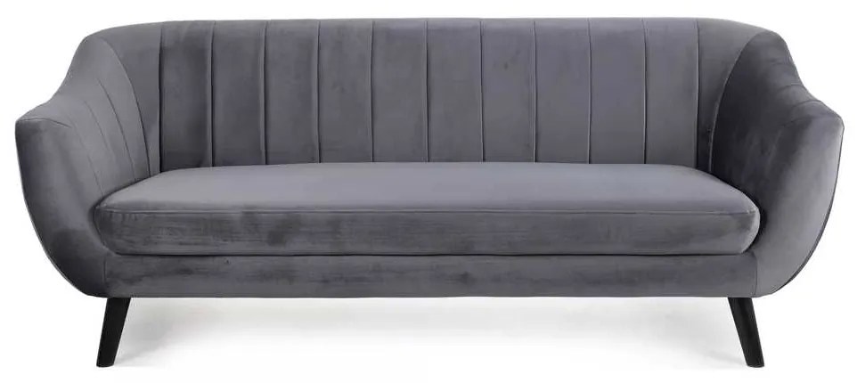 Pohovka Elite Velvet, trojsedačka, sivá