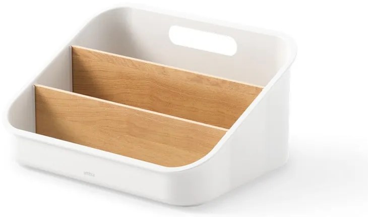 Biely plastový kúpeľňový organizér na kozmetiku Bellwood - Umbra