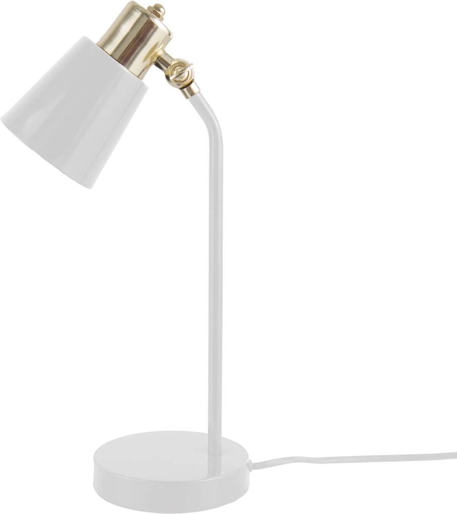 LEITMOTIV Stolná biela lampa Classic