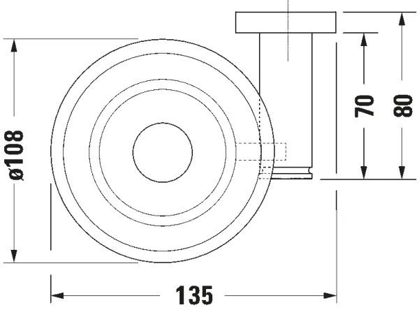Duravit 99174600 - Nástenná mydelnička D-CODE ľavá matná čierna