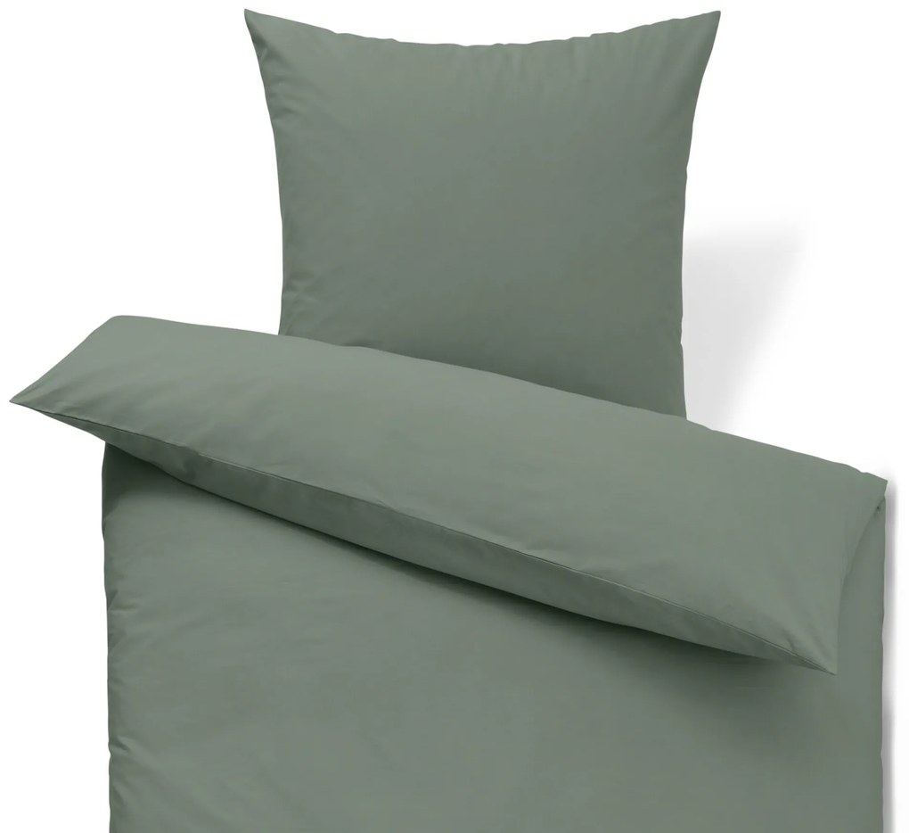 Posteľná bielizeň z perkálu, zelená, štandardná veľkosť