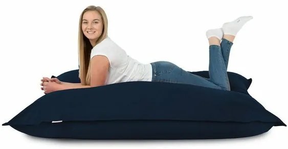 INTERMEDIC SK Vankúš na sedenie Plyš XXL Farba: 17. Tm. modrý