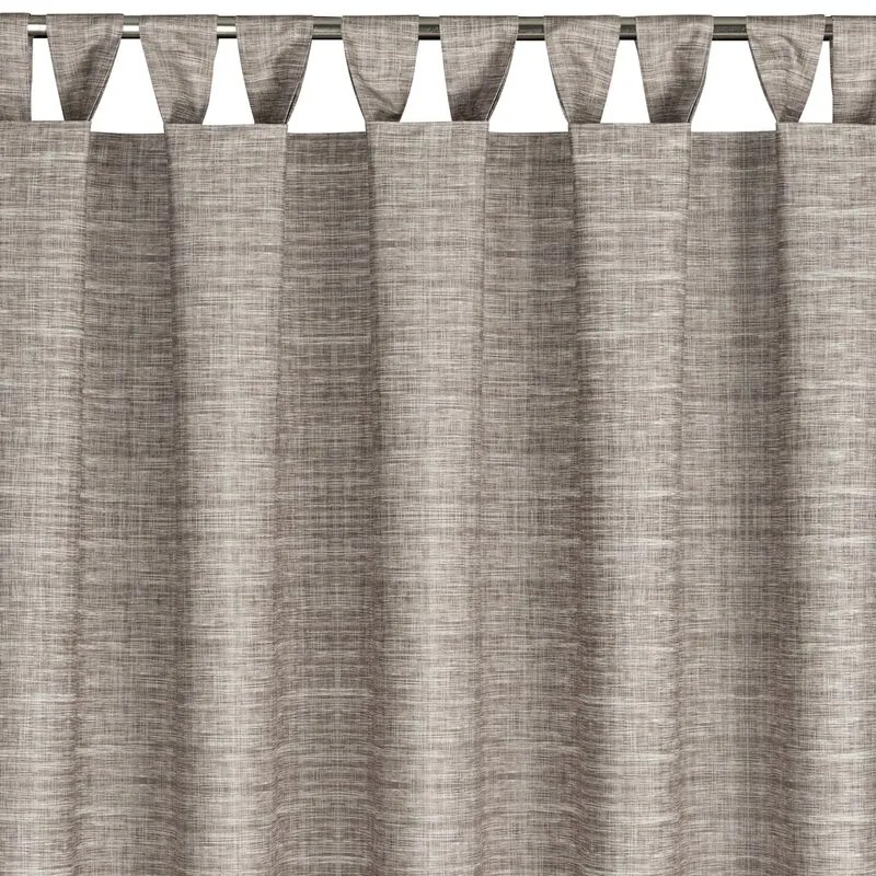 Dekorstudio Hnedý záhradný záves GARDEN 10 na putkách Rozmer závesu: 155x260cm