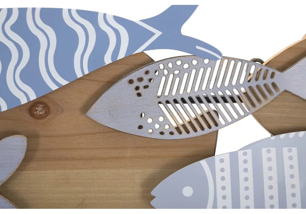 Kovová nástenná dekorácia 91x33,5 cm Fish – Mauro Ferretti