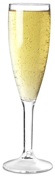BB Plastics 12x Elite premium polykarbonátový pohár na šampanské 200ml