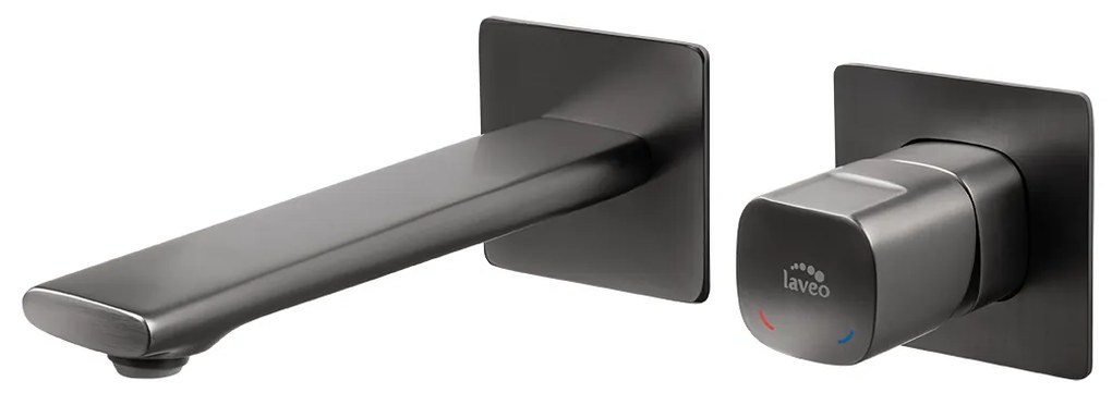 Laveo Tores, umývadlová batéria pod omietku, grafitová, LAV-BVT_922P