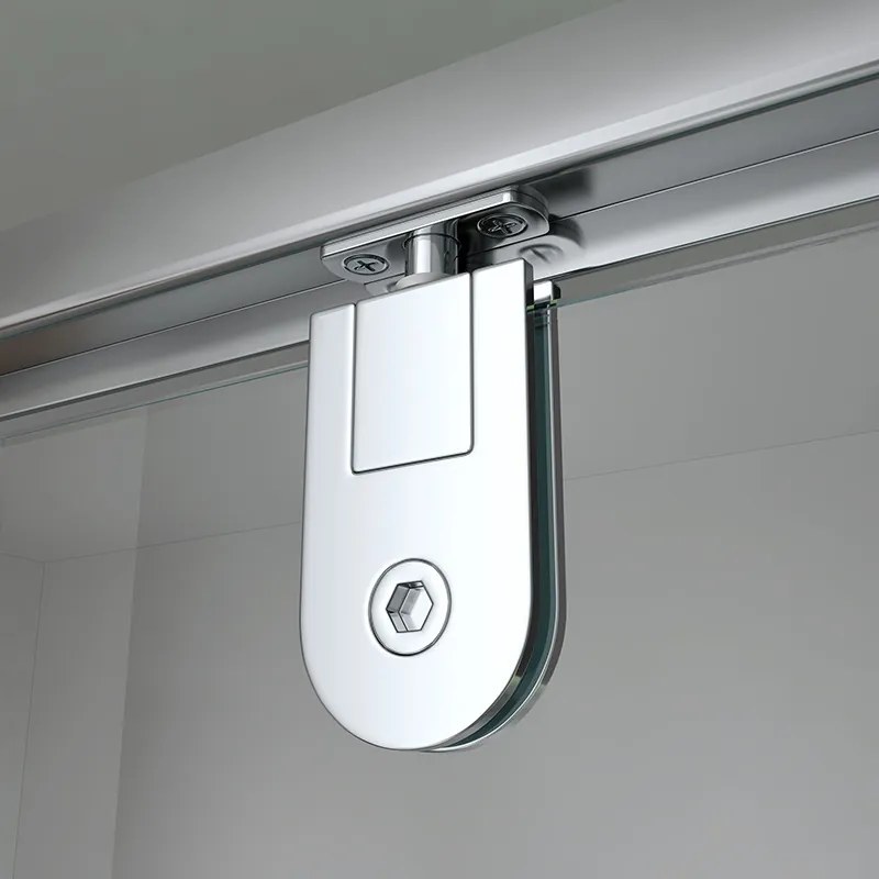 BPS-koupelny Obdĺžnikový sprchovací kút HYD-OK07D 120x100 chróm/transparent - bez vaničky