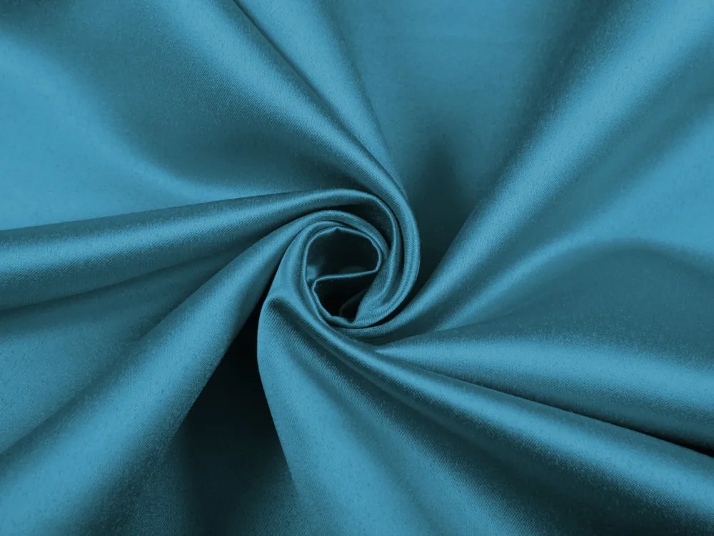 Biante Saténový oválny obrus polyesterový Satén LUX-033 Petrolejovo modrý 120x200 cm