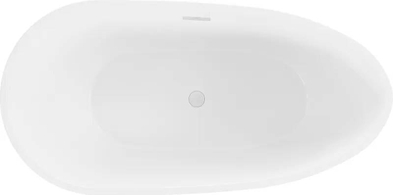 Mexen Eos, voľne stojaca vaňa 170 x 75 cm, biela, biely prepad, 52471707500-20