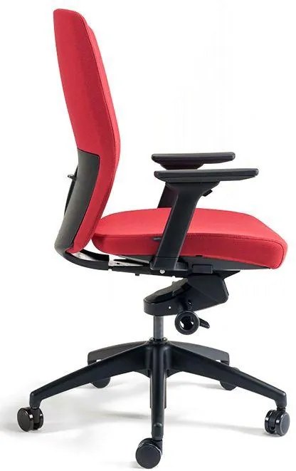 OFFICE PRO bestuhl -  OFFICE PRO bestuhl Kancelárska stolička J2 BLACK BP červená