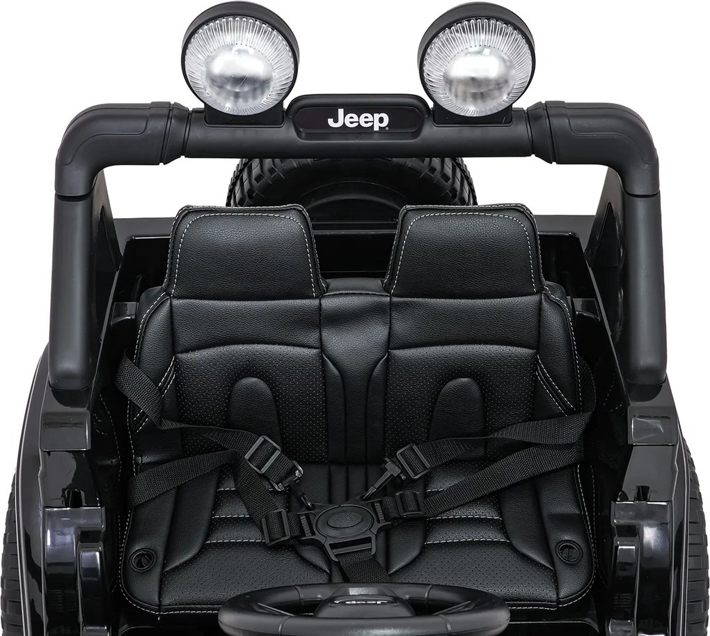 Ramiz Jeep Wrangler Rubicon LIFT elektrické autíčko pre deti čierne