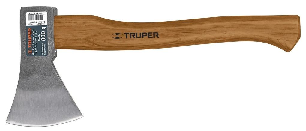 Sekera 0,8 kg TRUPER HE-1-3/4"; 38 cm rukoväť z dreva hickory