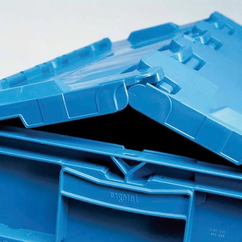 Zasúvacia prepravka s vekom INTEGRA, 600 x 400 x 250 mm