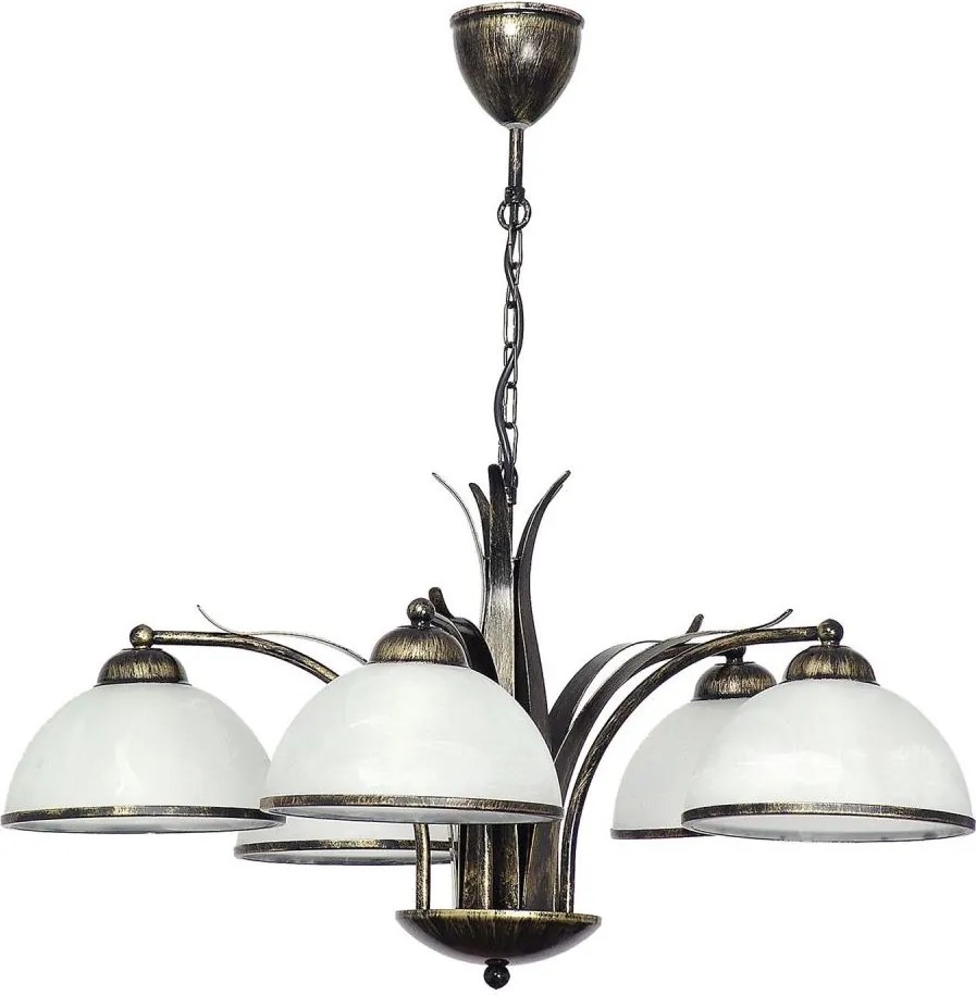 Luster na reťazi KORFU 5xE27/60W/230V