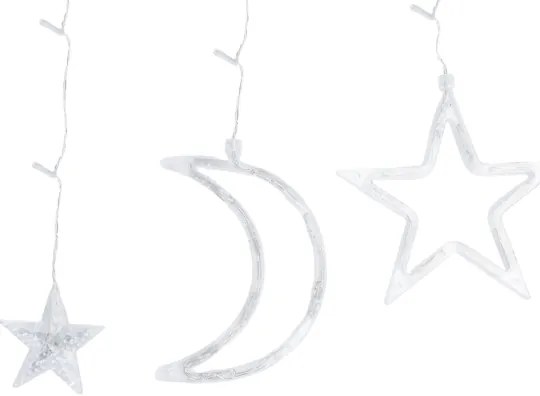 Aigostar - LED vonkajšia vianočná reťaz 120xLED/6W/230V/8 funkcií 3x0,6m IP44 teplá bielaDO