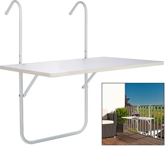 Balkonový stolík 60x40 cm - skladací HI-60282