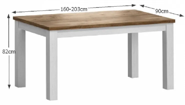 Jedálenský stôl Pearl (pre 6 až 8 osôb) (hnedá). Vlastná spoľahlivá doprava až k Vám domov. 1029448