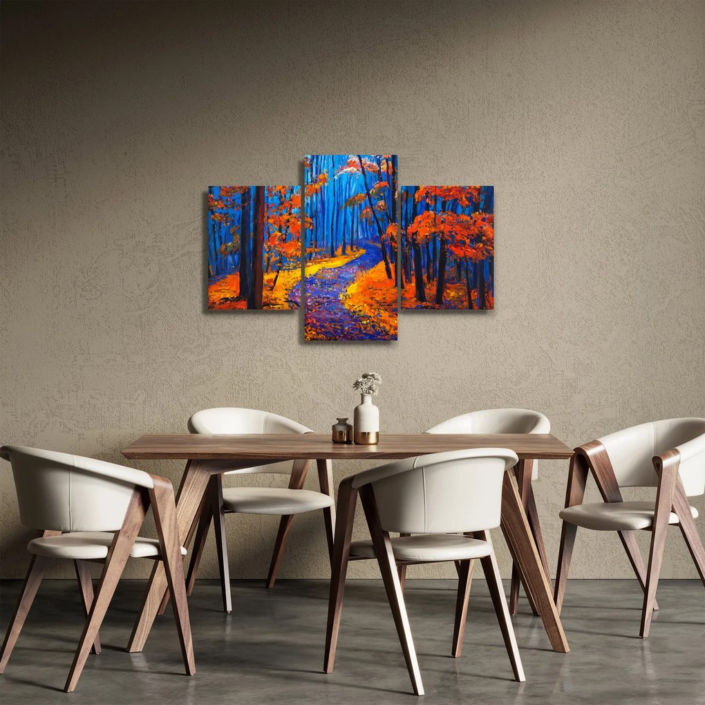 Obraz jesenného lesa (90x60 cm)