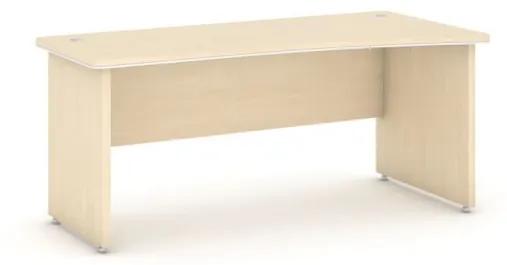 Písací stôl ARRISTO LUX oblúk pravý, 1800 mm, breza