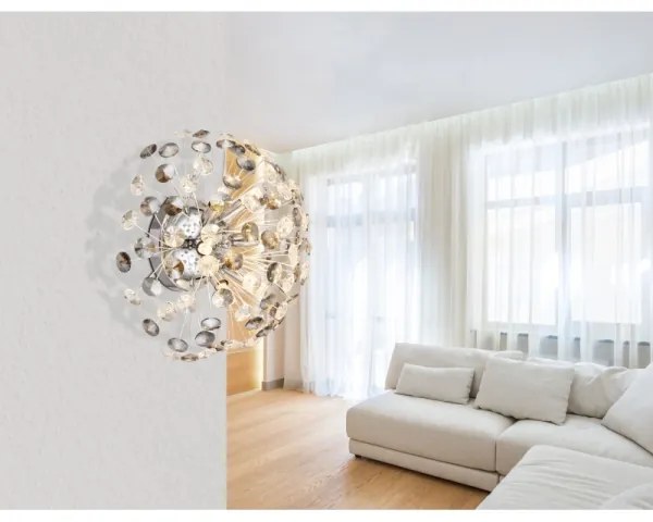 Globo 64135WC - LED Nástenné svietidlo KATRINA 6xG9/3,5W/230V lesklý chróm