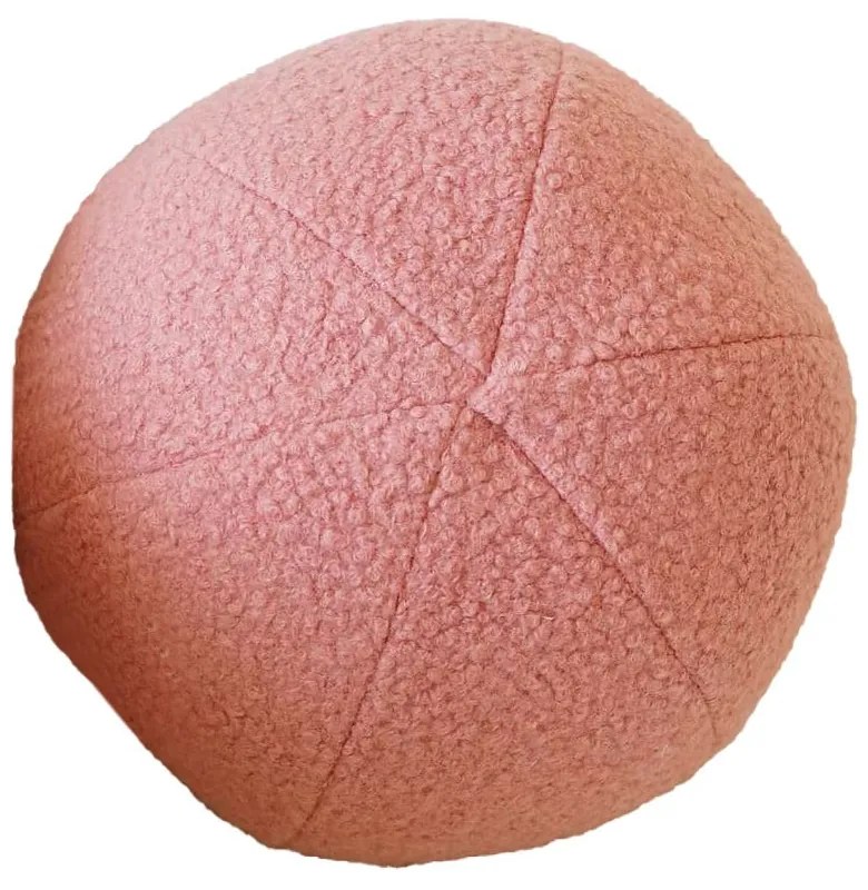 Dekoračný vankúš z materiálu buklé ø 20 cm Top – Mioli Decor