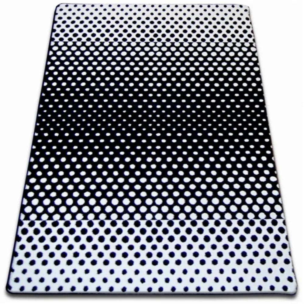 Kusový koberec Bodky čierny, Velikosti 120x170cm