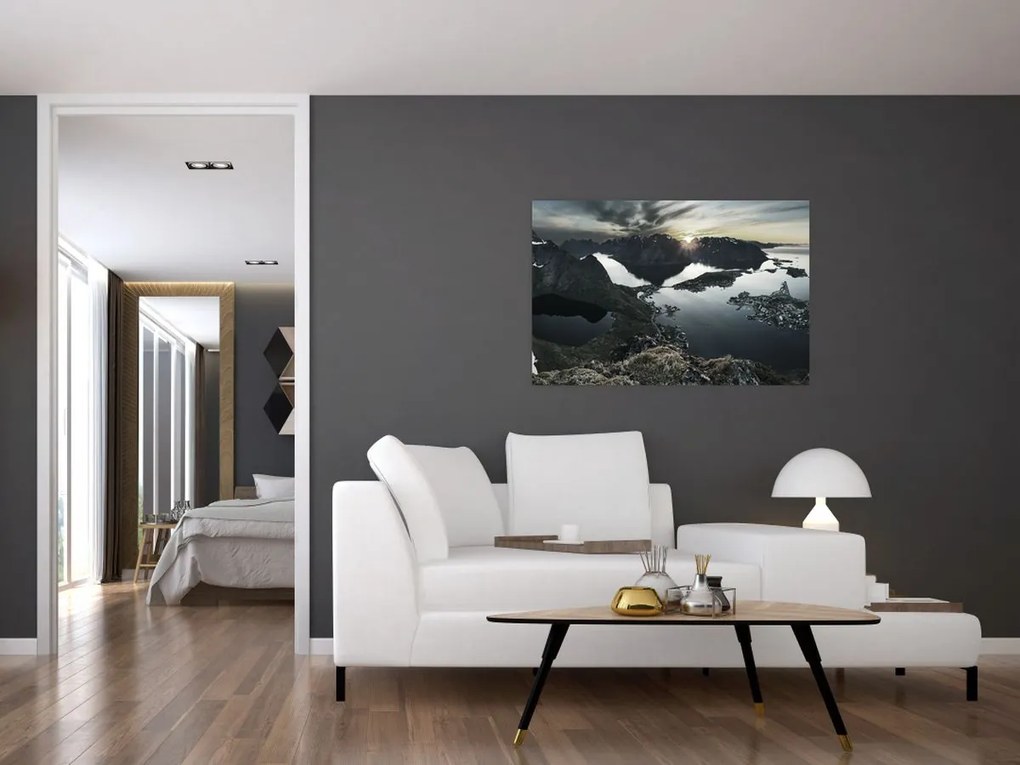 Obraz - Nórske pohorie (90x60 cm)