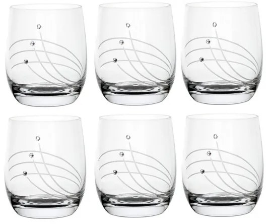 Poháre GLOBO CRYSTALS CLASSIC 350 ml, 6 ks