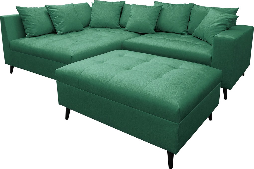 XXXLutz ROHOVÁ SEDAČKA, textil, zelená MID.YOU - Sedačky - 001628000301