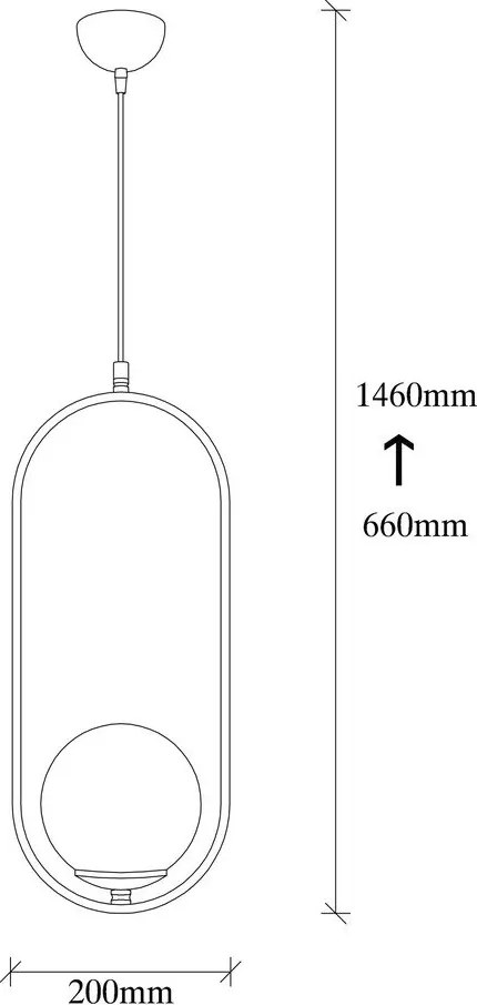 Čierno-biele závesné svietidlo so skleneným tienidlom Mudoni – Opviq lights