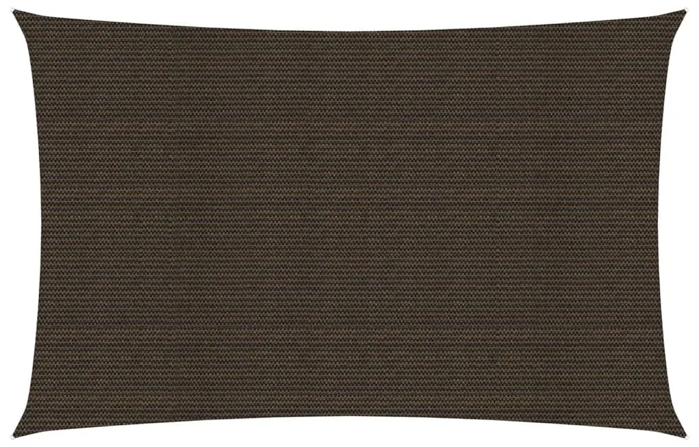 vidaXL Tieniaca plachta 160 g/m² hnedá 6x8 m HDPE