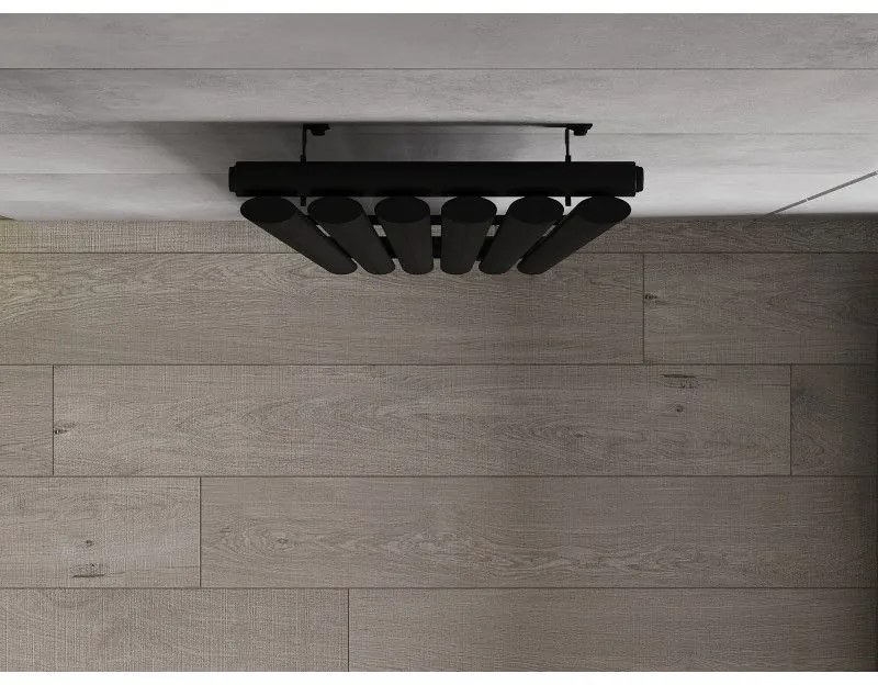 Mexen Oregon, vykurovacie teleso 1800 x 360 mm, 604 W, čierna, W202-1800-350-00-70
