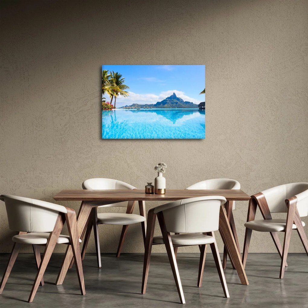 Obraz - Bora-Bora, Francúzska Polynézia (70x50 cm)