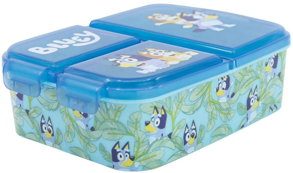 Multibox na desiatu Bluey s 3 priehradkami