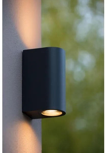 Lucide 27863/02/30 - Vonkajšie nástenné svietidlo BOOGY 2xGU10/5W/230V IP44
