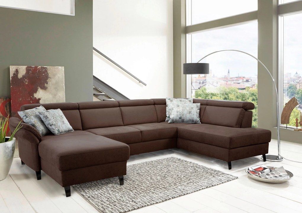 XXXLutz SEDACIA SÚPRAVA, textil, koňaková Sit & More - Sedačky - 000144005219