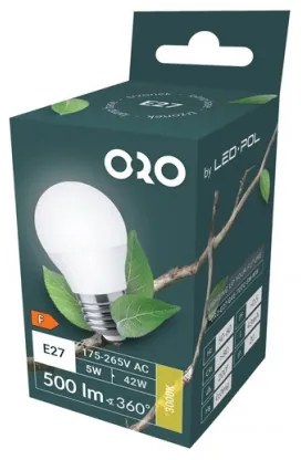 Žiarovka LED E27 5W G45