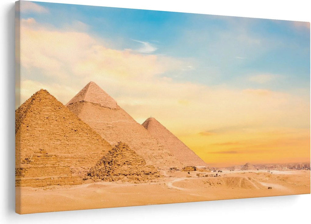 Obraz egyptských pyramíd (90x60 cm)