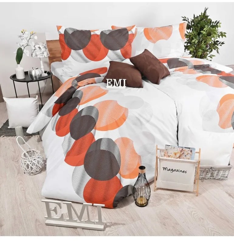 Obliečky Štokholm biele EMI, Predĺžený set jednolôžko obsahuje 1x 140x220 + 1x 70x90